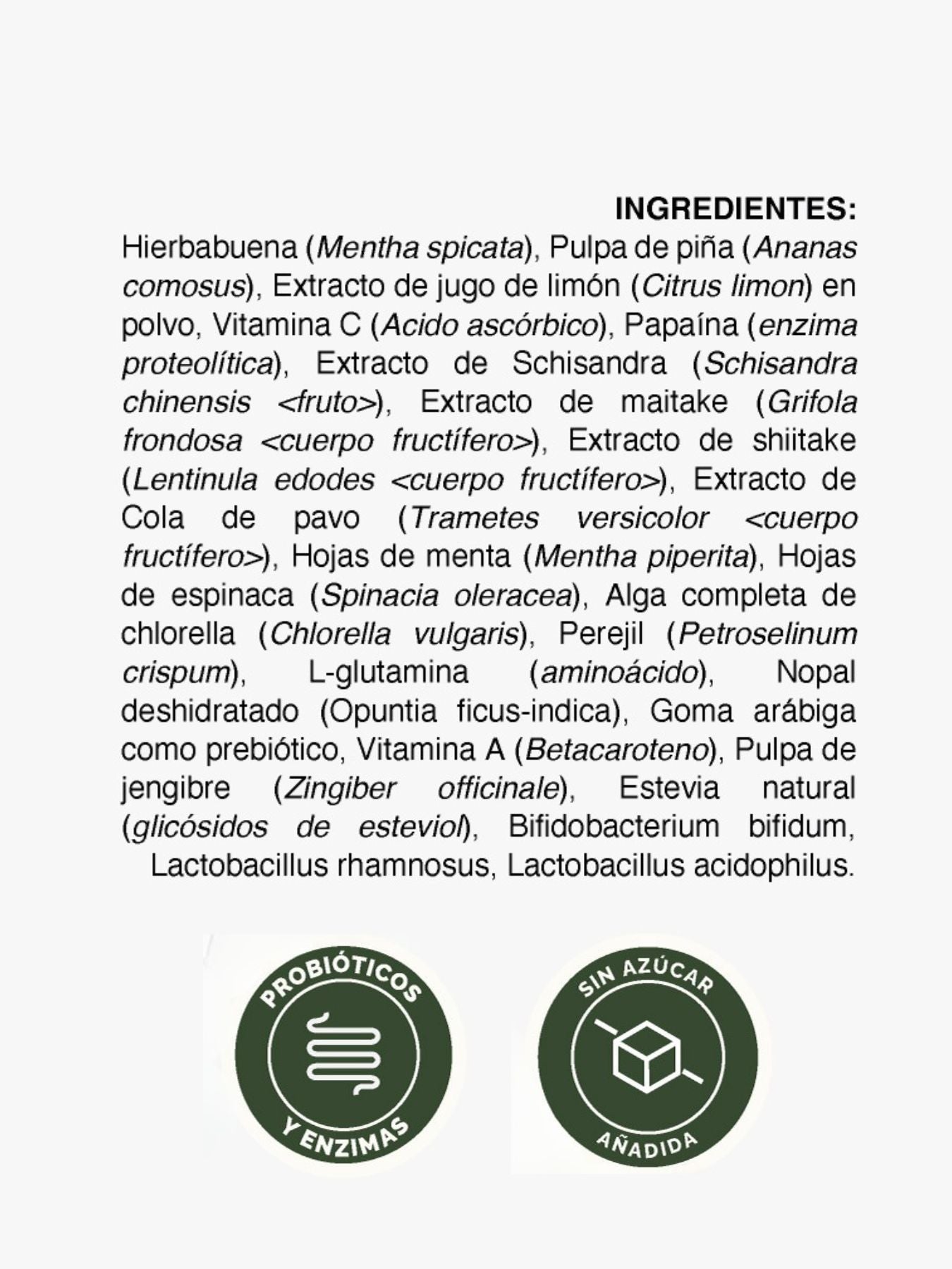 GREENDIGEST fórmula con adaptógenos probióticos 10 Billion + prebióticos,+ 25 ingredientes naturales.